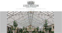 Desktop Screenshot of longhollowgardens.com